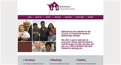 Desktop Screenshot of churchofchristbristol.org